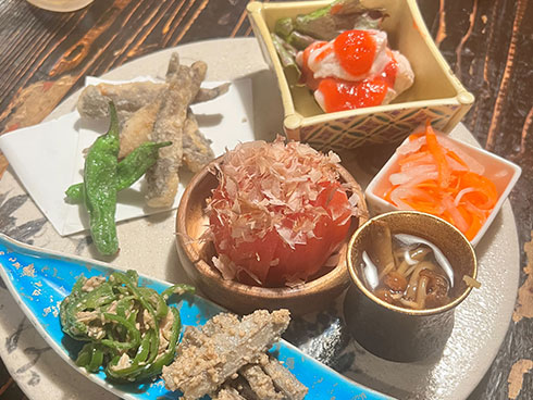 八寸盛り合わせの写真